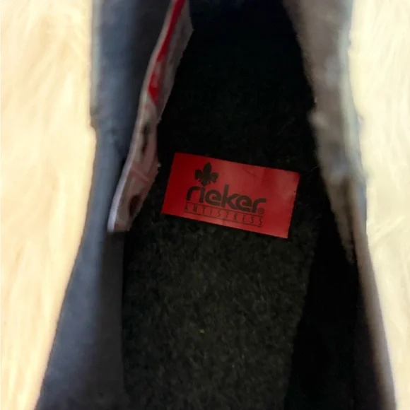 Rieker Women's Black Ankle Boots - Picture 7 of 8